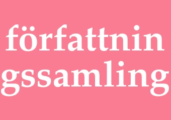 Synonym författningssamling