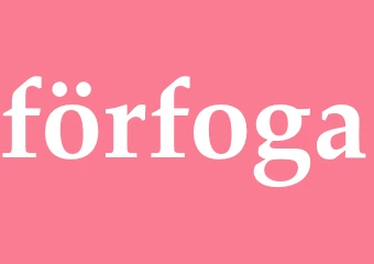 Synonym förfoga