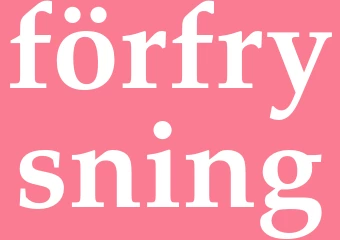 Synonym förfrysning