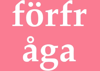 Synonym förfråga
