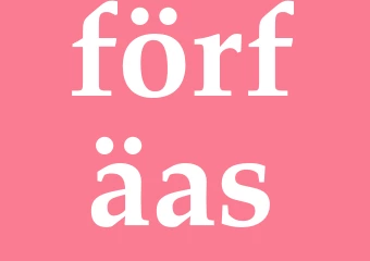 Synonym förfäas