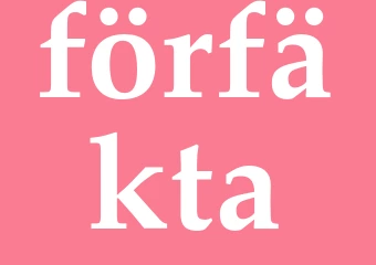 Synonym förfäkta