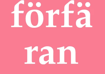 Synonym förfäran