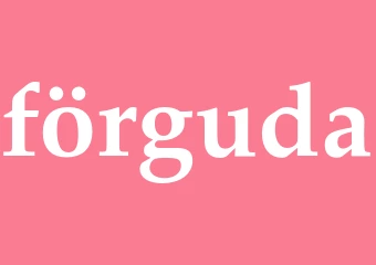 Synonym förguda