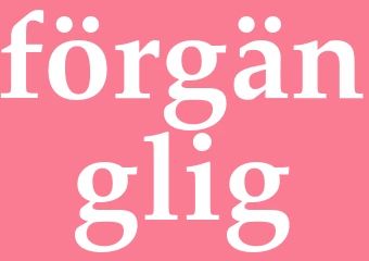 Synonym förgänglig