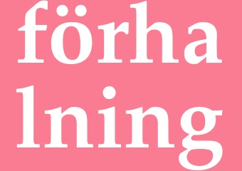 Synonym förhalning
