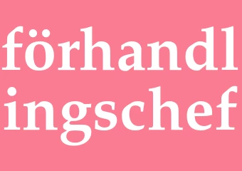 Synonym förhandlingschef