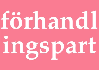 Synonym förhandlingspart