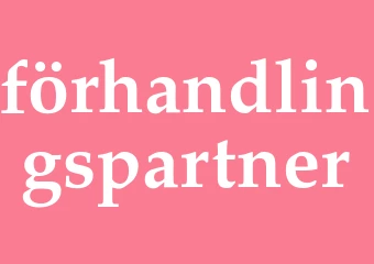 Synonym förhandlingspartner