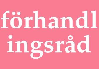 Synonym förhandlingsråd