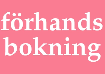 Synonym förhandsbokning