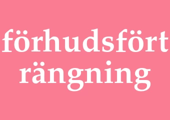 Synonym förhudsförträngning