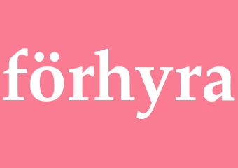 Synonym förhyra