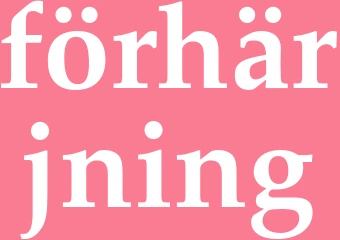 Synonym förhärjning