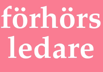 Synonym förhörsledare
