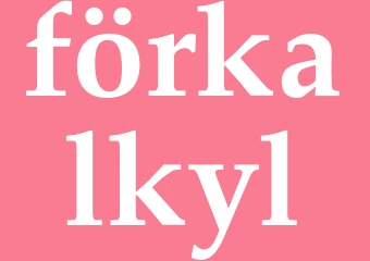 Synonym förkalkyl