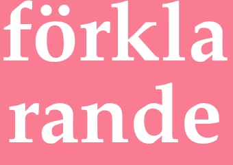 Synonym förklarande
