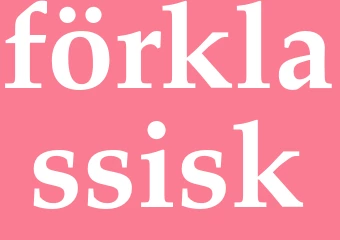 Synonym förklassisk