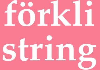 Synonym förklistring