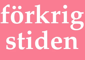 Synonym förkrigstiden
