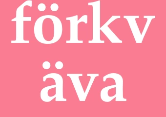 Synonym förkväva