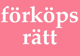 Synonym förköpsrätt