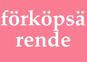 Synonym förköpsärende