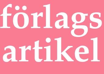 Synonym förlagsartikel