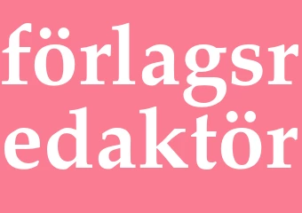 Synonym förlagsredaktör