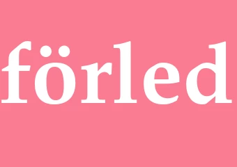Synonym förled