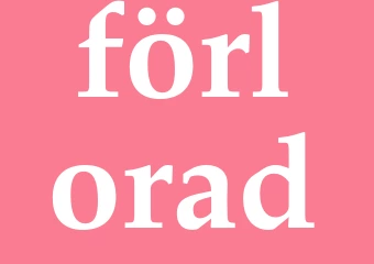 Synonym förlorad