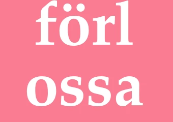 Synonym förlossa