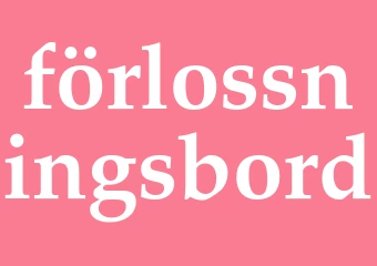 Synonym förlossningsbord