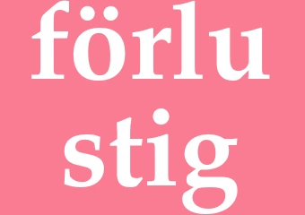 Synonym förlustig