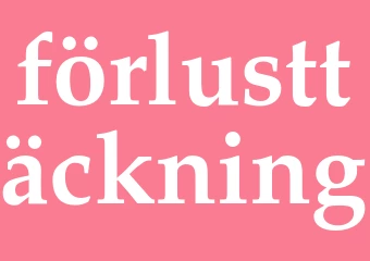 Synonym förlusttäckning