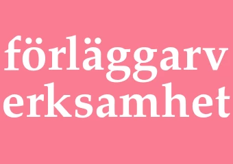 Synonym förläggarverksamhet