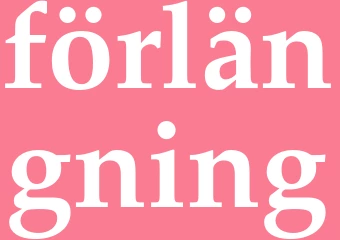 Synonym förlängning