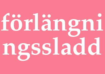 Synonym förlängningssladd