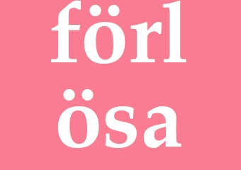 Synonym förlösa