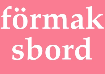 Synonym förmaksbord