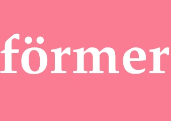 Synonym förmer