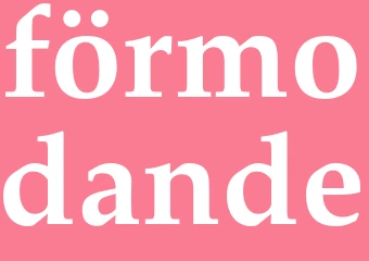 Synonym förmodande