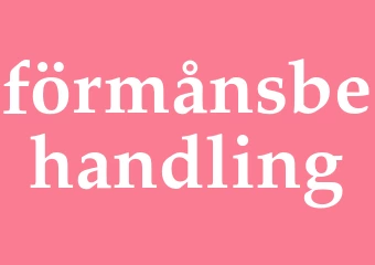 Synonym förmånsbehandling