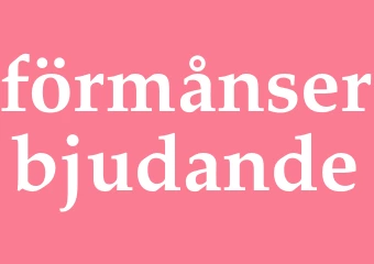 Synonym förmånserbjudande