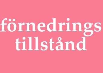 Synonym förnedringstillstånd