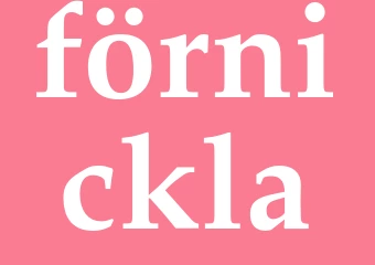 Synonym förnickla