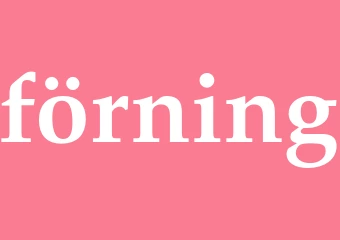 Synonym förning