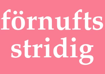 Synonym förnuftsstridig