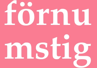 Synonym förnumstig