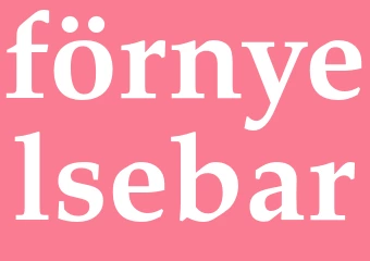 Synonym förnyelsebar